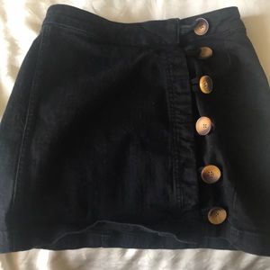 Free People Black Skirt